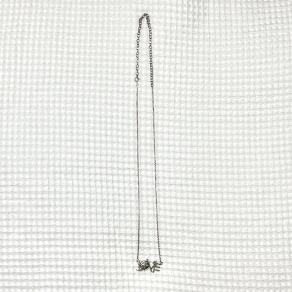 NWT Sterling Silver 925 Viking Weapon LOVE Necklace 21" Inches - Picture 5 of 11